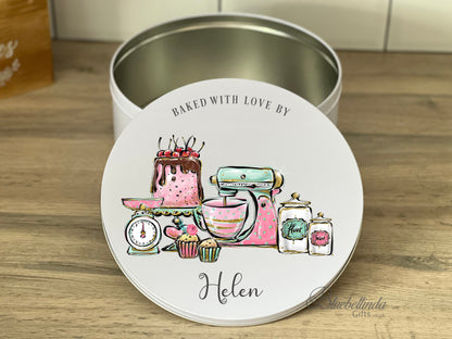 Personalised Cake Storage Tin