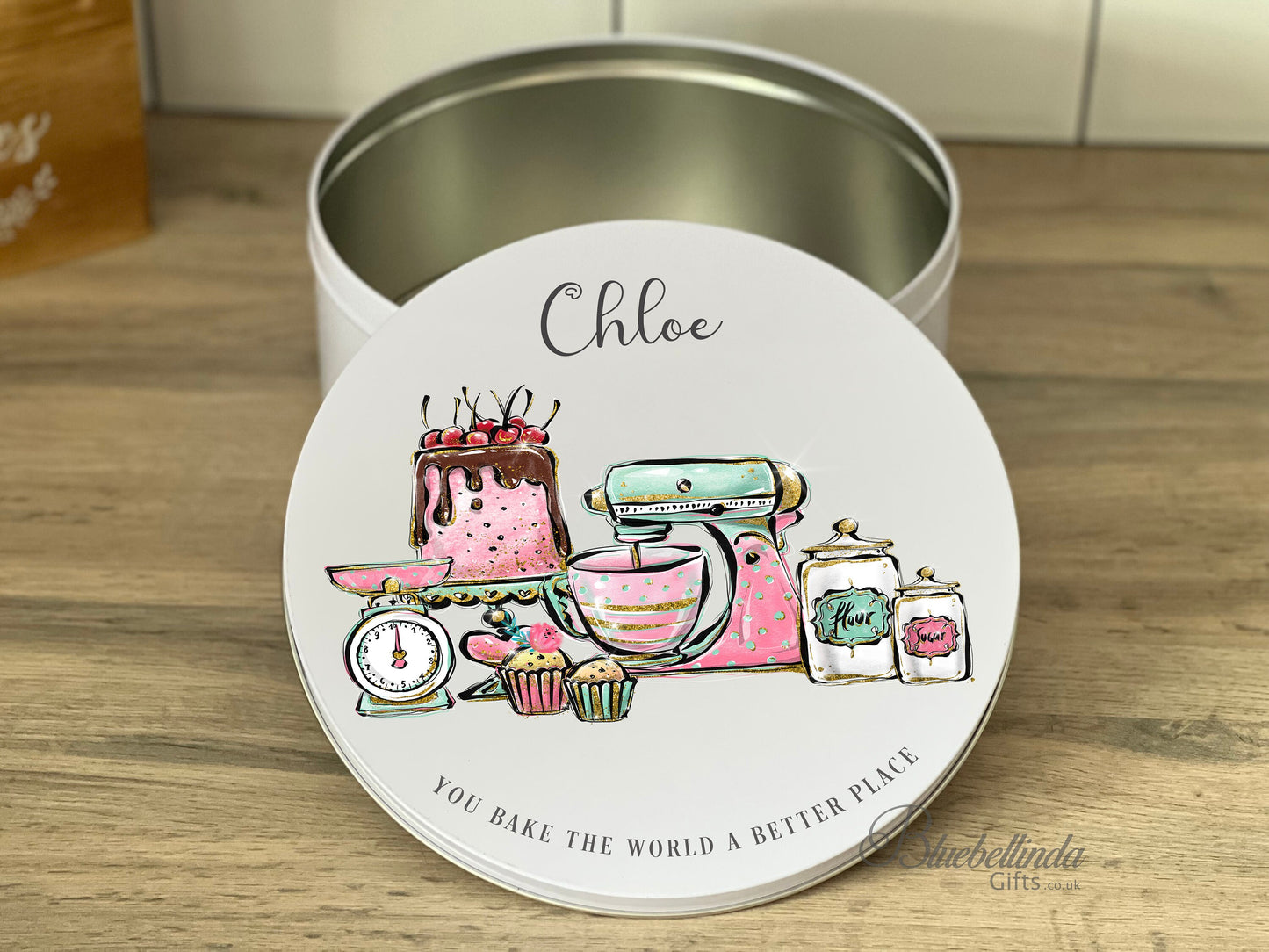 Personalised Cake Storage Tin