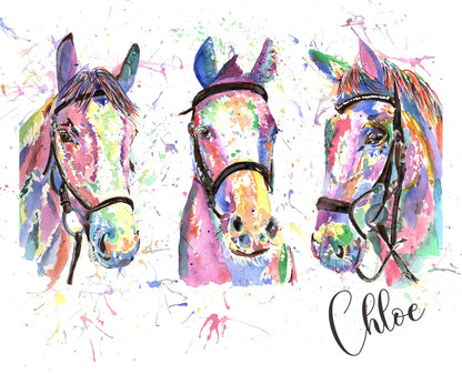 Luxury Personalised Horse jewelry / Jewellery Box Pink , baptism gift,christening gift,girls jewelry box, Bluebellindagifts