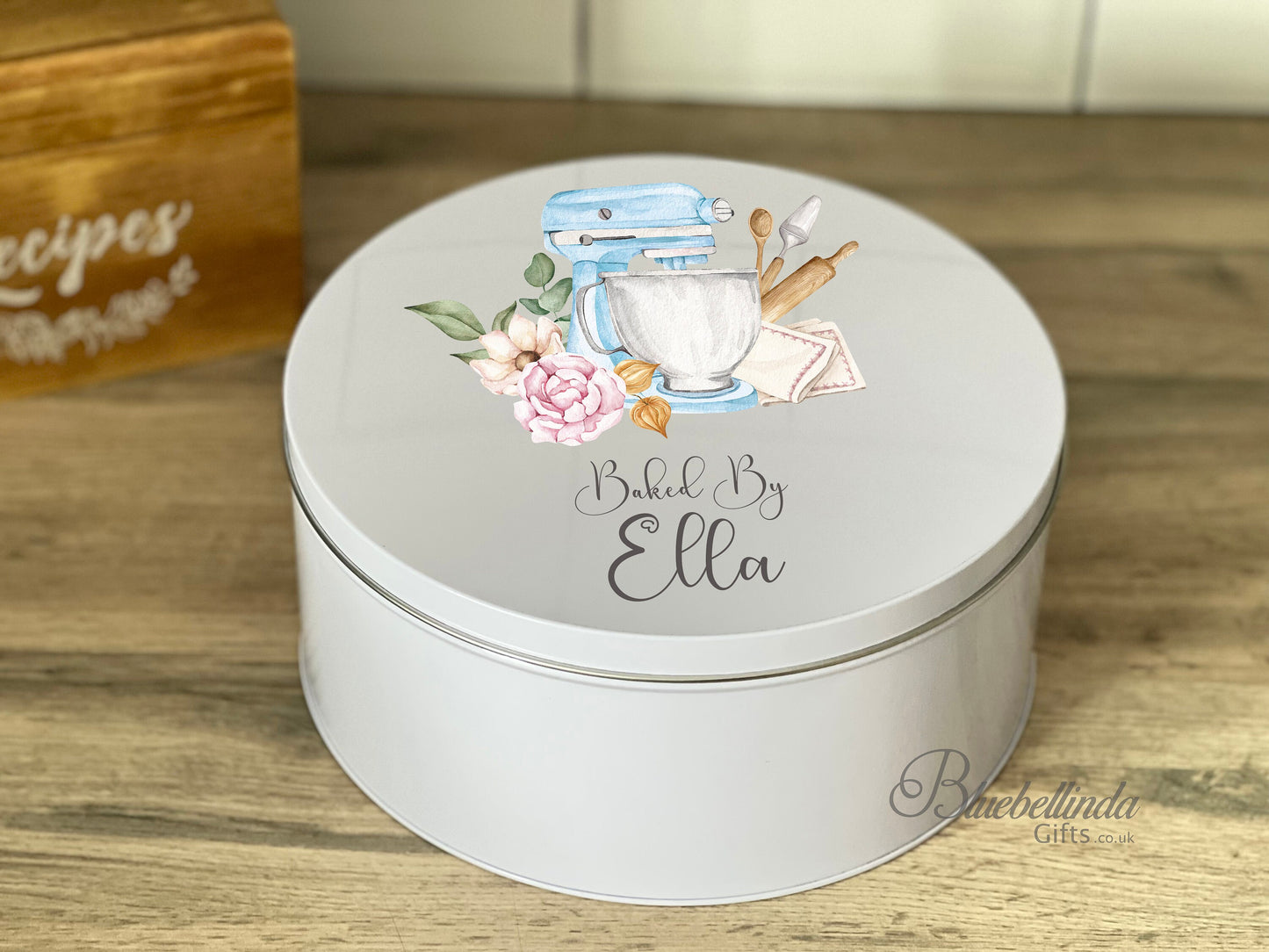 Personalised Cake Storage Tin