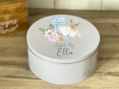 Personalised Cake Storage Tin