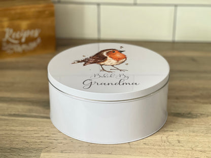 Personalised Cake Storage Tin
