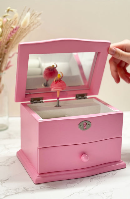 Luxury Pink Musical Jewellery Box,