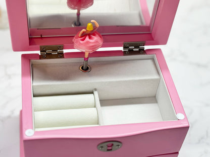 Luxury Pink Musical Jewellery Box,