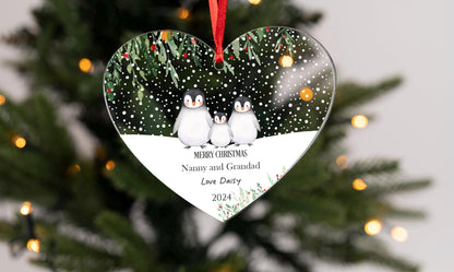 Personalised First Christmas as Grandparents Bauble - Grandparent Gifts - Nanny Gifts - Grandad Gift - Grandparent Ornament - Christmas