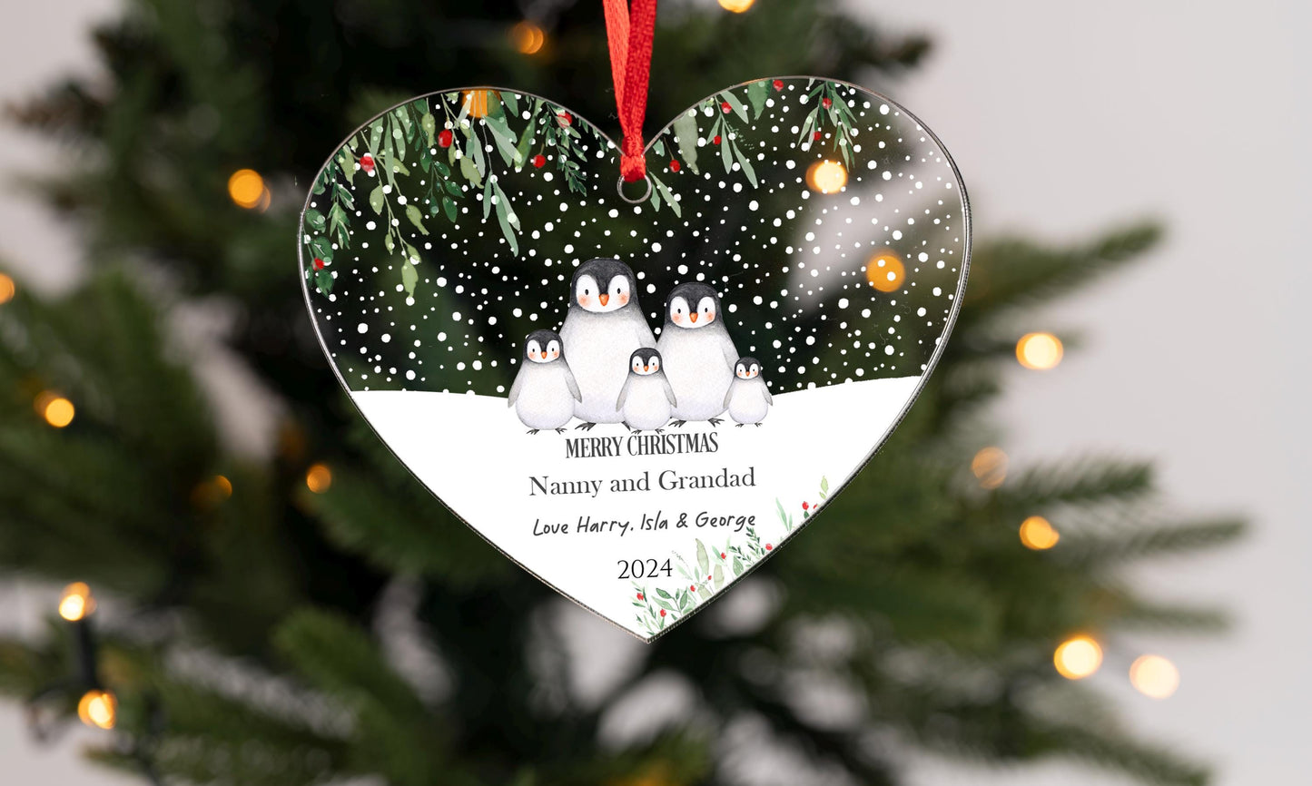 12 Personalised First Christmas as Grandparents Bauble - Grandparent Gifts - Nanny Gifts - Grandad Gift - Grandparent Ornament - Christmas