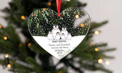 Personalised First Christmas as Grandparents Bauble - Grandparent Gifts - Nanny Gifts - Grandad Gift - Grandparent Ornament - Christmas
