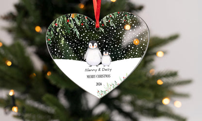 Personalised First Christmas as Grandparents Bauble - Grandparent Gifts - Nanny Gifts - Grandad Gift - Grandparent Ornament - Christmas