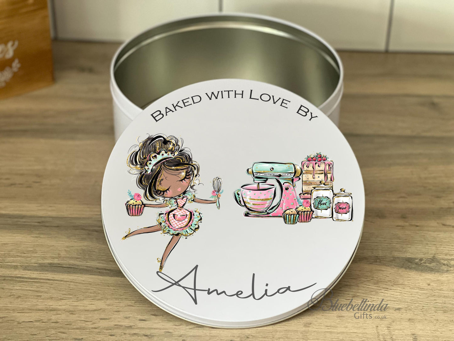 Personalised Cake Storage Tin
