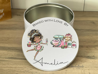 Personalised Cake Storage Tin