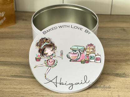 Personalised Cake Storage Tin