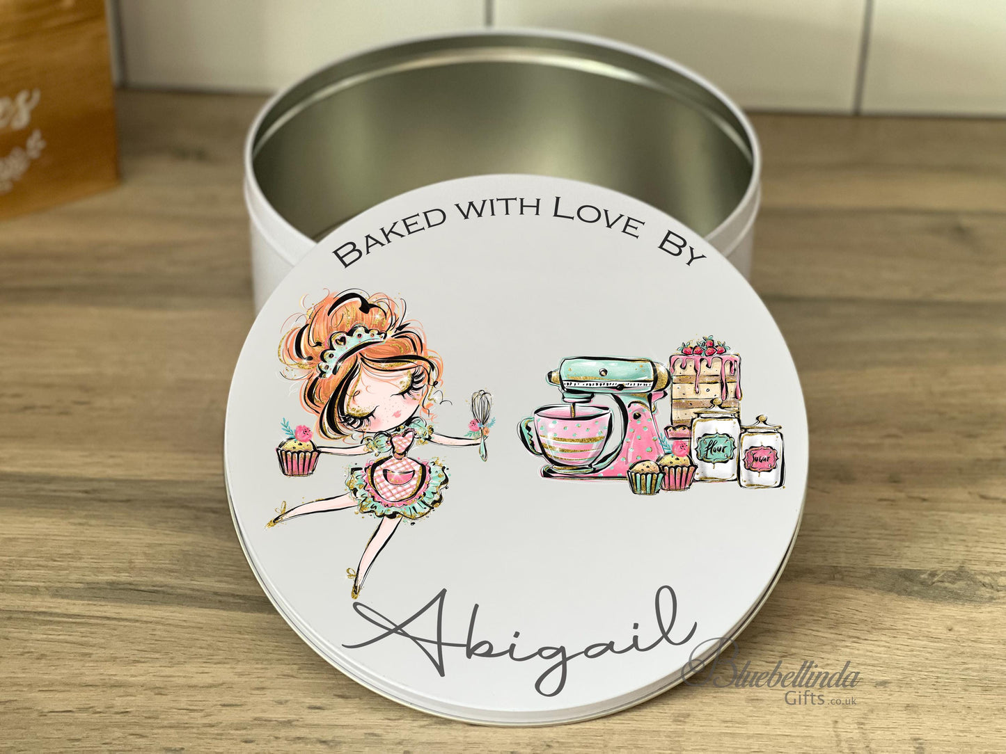 Personalised Cake Storage Tin
