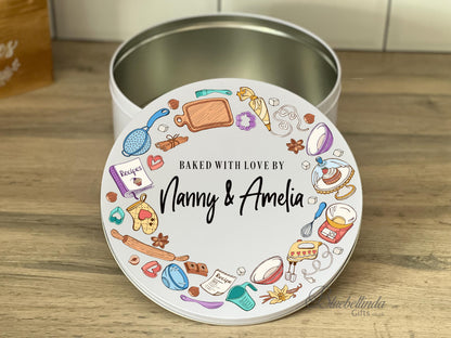 Personalised Cake Storage Tin