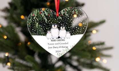 Personalised First Christmas as Grandparents Bauble - Grandparent Gifts - Nanny Gifts - Grandad Gift - Grandparent Ornament - Christmas