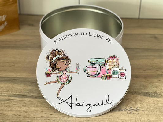 Personalised Cake Storage Tin