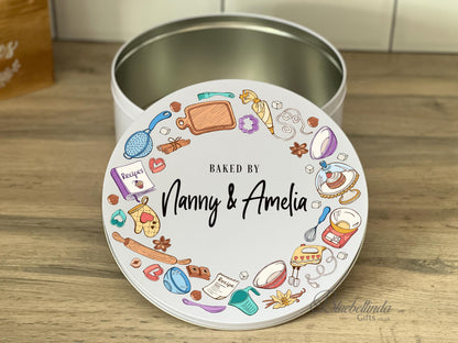 Personalised Cake Storage Tin