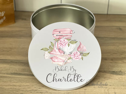 Personalised Cake Storage Tin