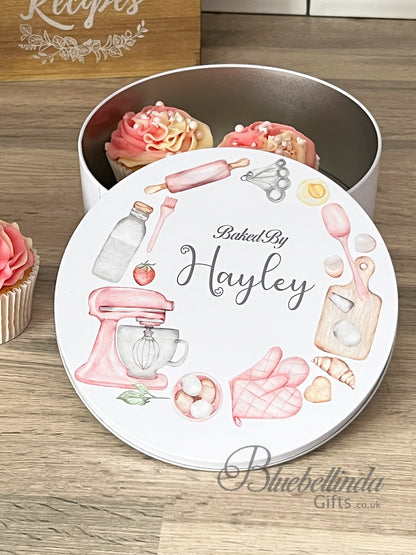Personalised Cake Storage Tin