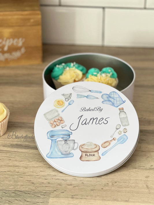 Personalised Cake Storage Tin