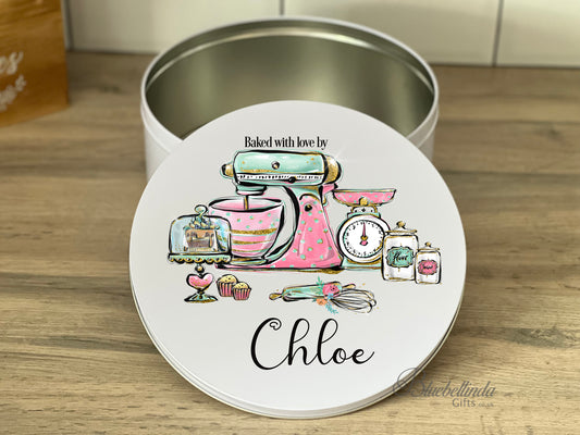Personalised Cake Storage Tin