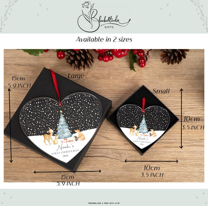 Personalised Baby's First Christmas Bauble - First Christmas Ornament - First Christmas Bauble - Baby First Xmas Tree Decoration - Keepsake