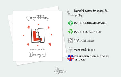 Driving Test Congratulations Card