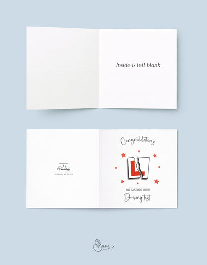 Driving Test Congratulations Card