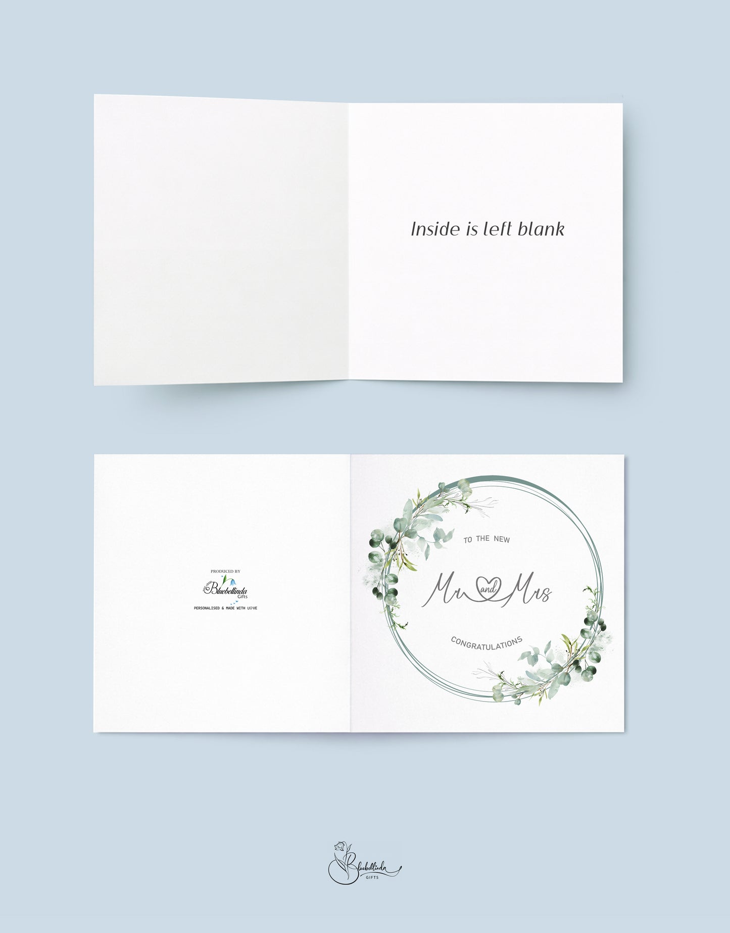 Mr & Mrs Wedding Day Card
