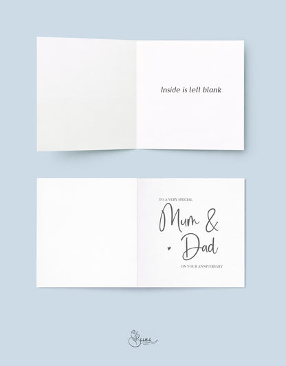 Mum and Dad Anniversary card