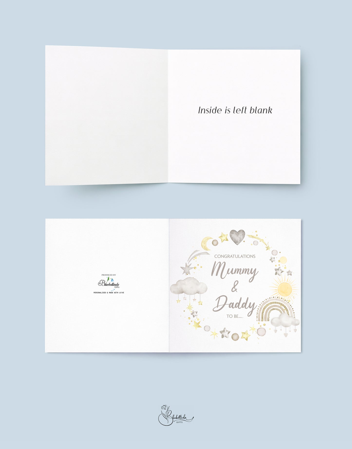 Mummy and Daddy to Be Baby Shower Card