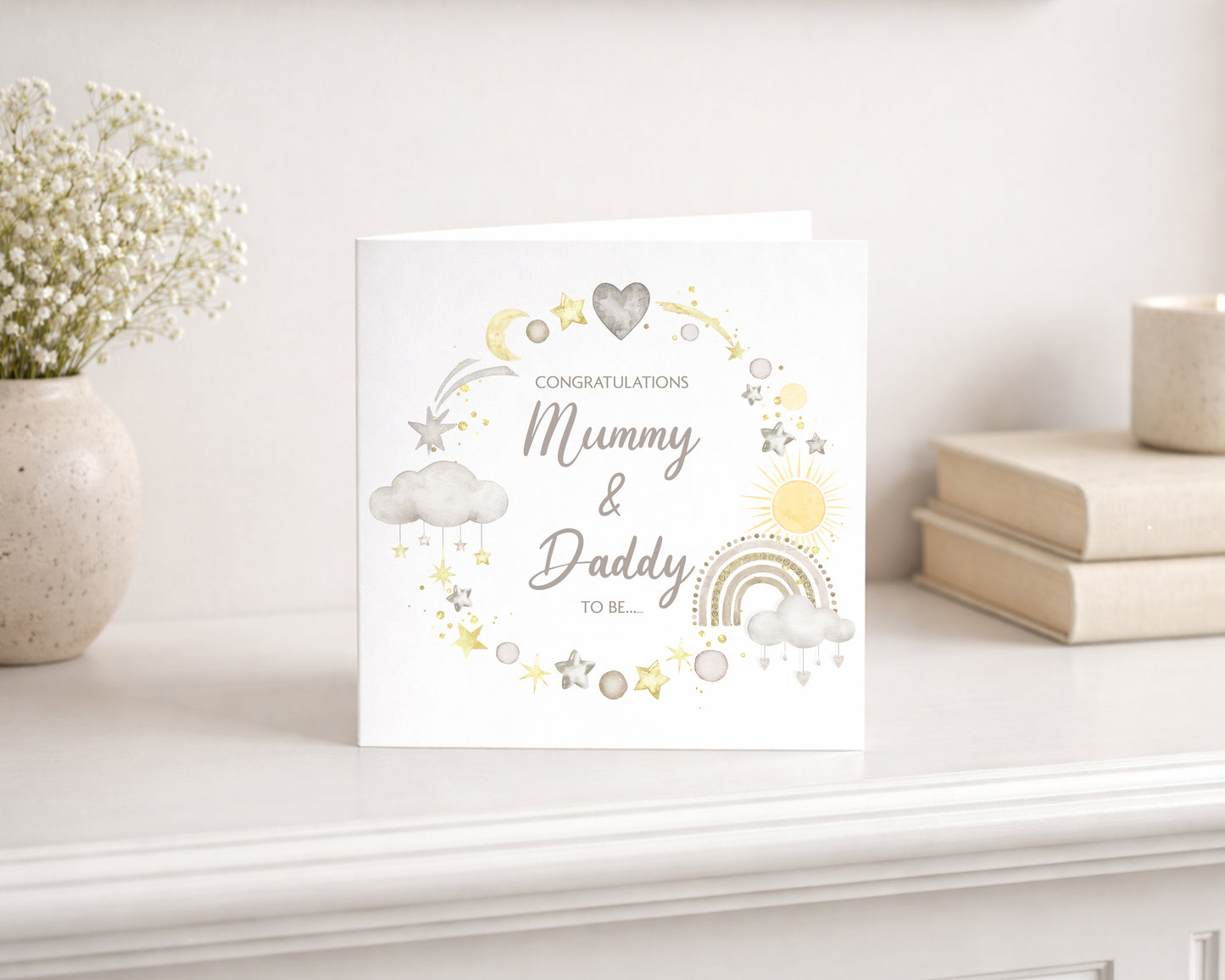 Mummy and Daddy to Be Baby Shower Card