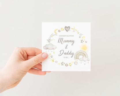 Mummy and Daddy to Be Baby Shower Card