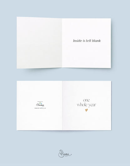 One Whole Year Cards