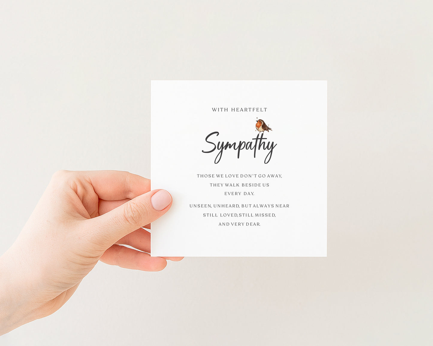 “Those We Loved Don’t Go Away, robin Cards