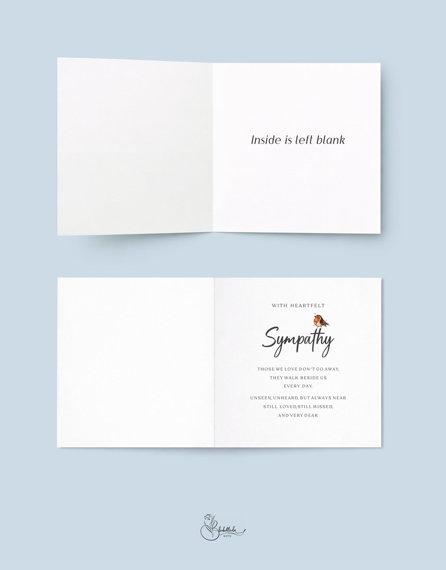 “Those We Loved Don’t Go Away, robin Cards