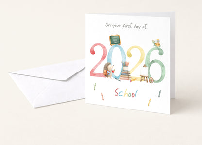 2026 School card