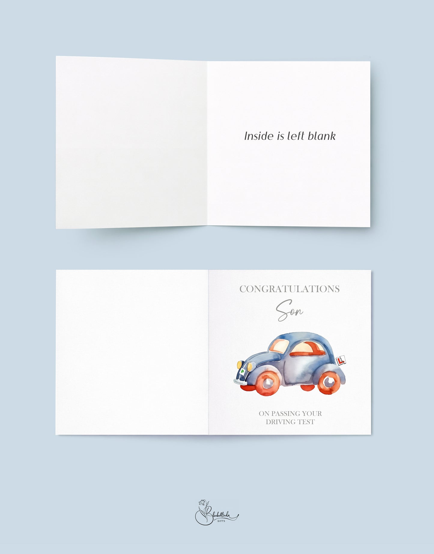 Son Driving Test Congratulations Card
