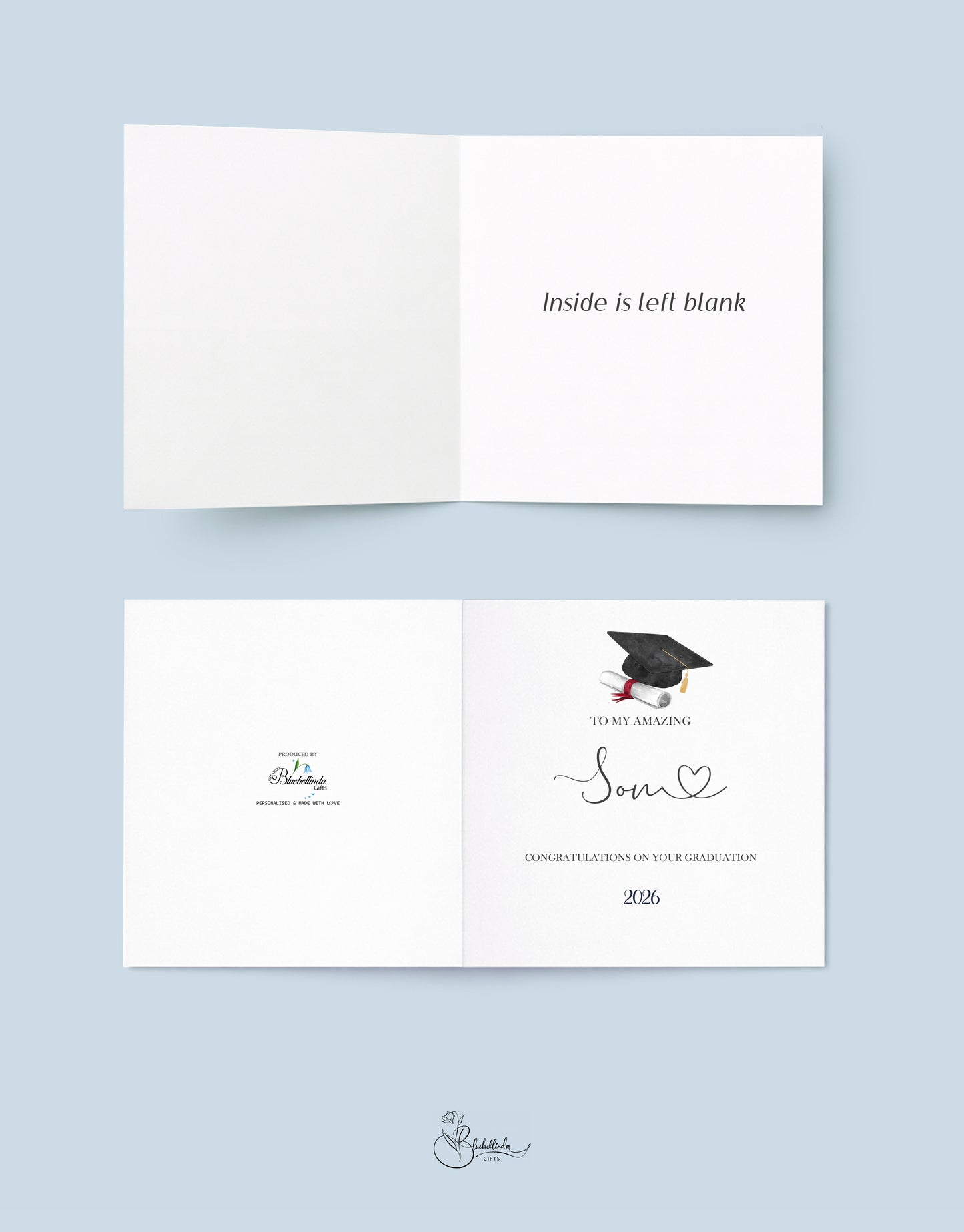 2026 Amazing Son Graduation Card