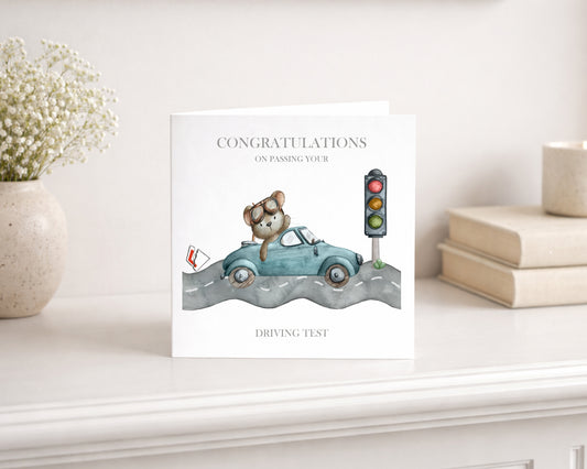 Driving Test Congratulations Card