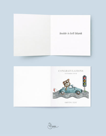 Driving Test Congratulations Card