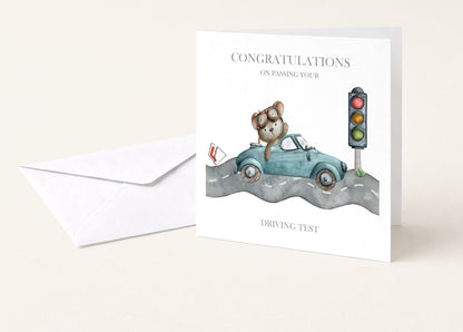 Driving Test Congratulations Card