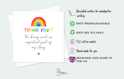 Thank You for being part of my story Cards