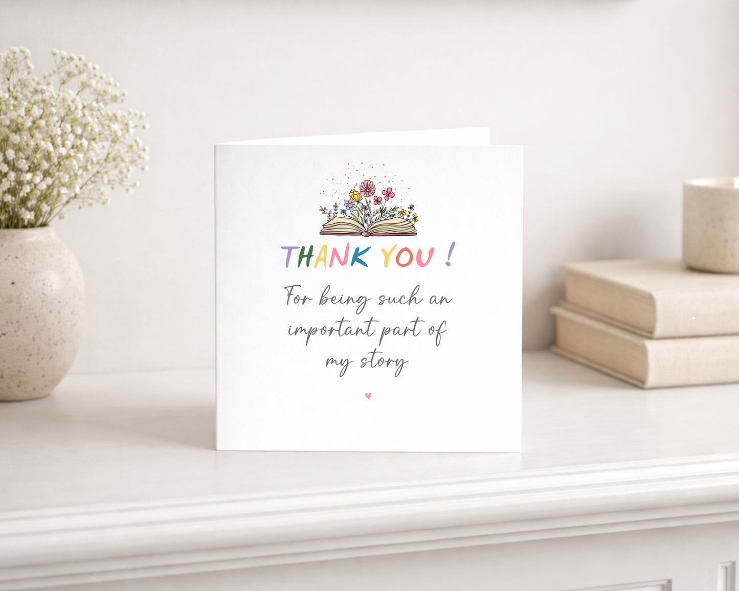 Thank You (flowers design) Card