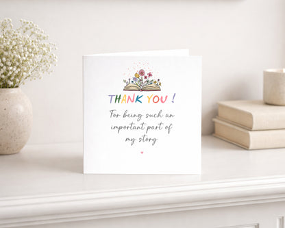 Thank You (flowers design) Card