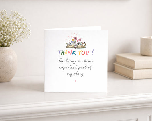 Thank You (flowers design) Card