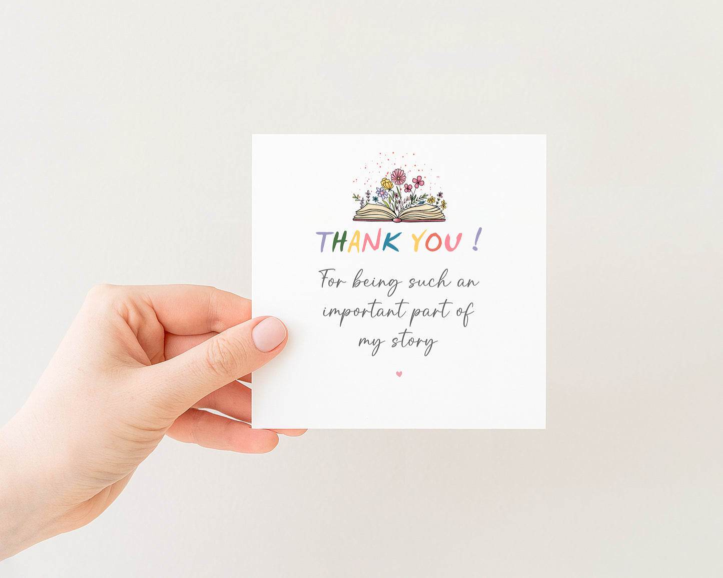 Thank You (flowers design) Card