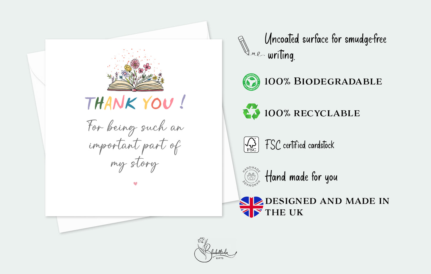 Thank You (flowers design) Card