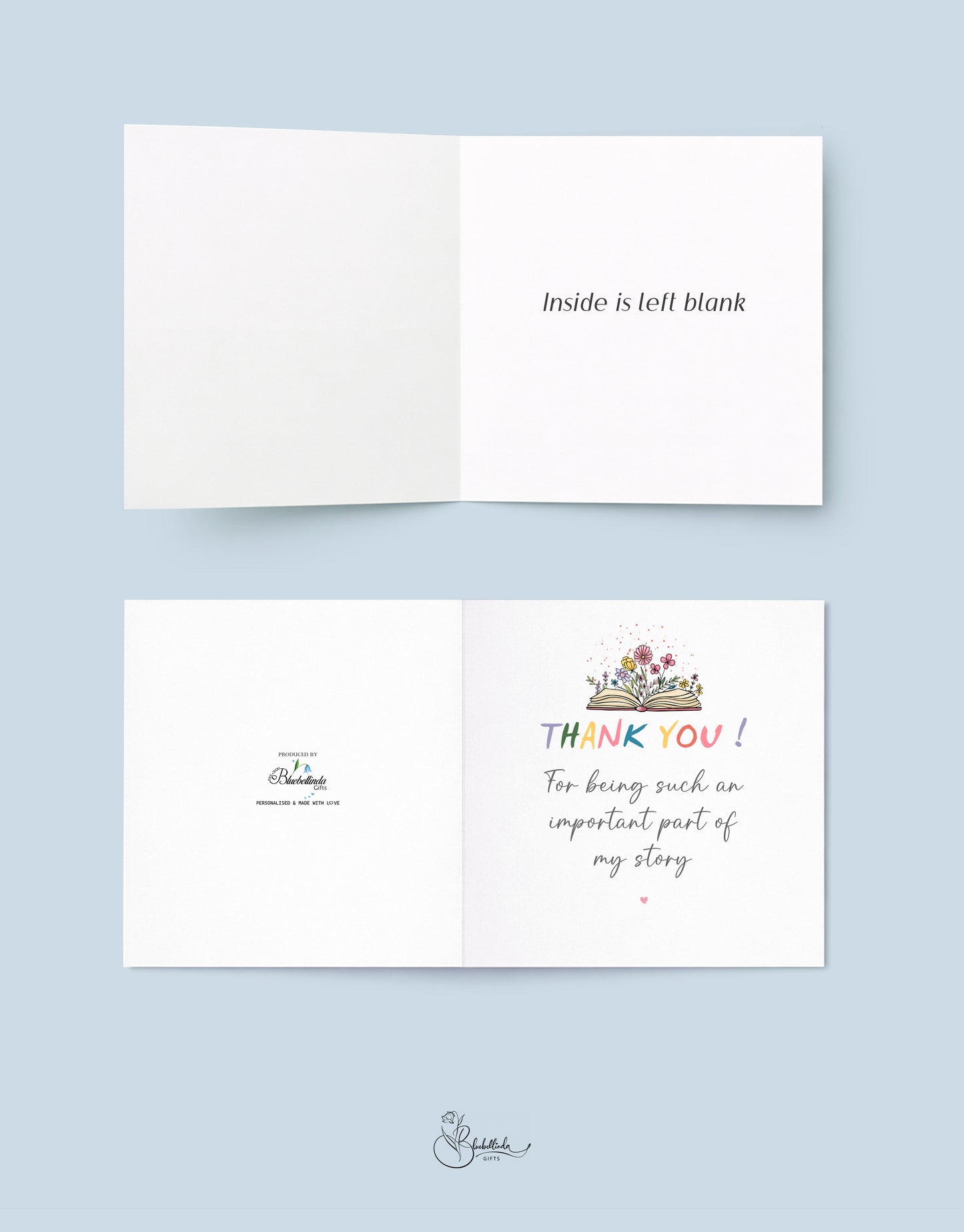 Thank You (flowers design) Card