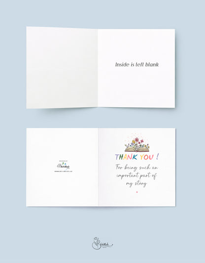 Thank You (flowers design) Card