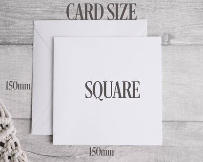 Safari Animal Baby Card